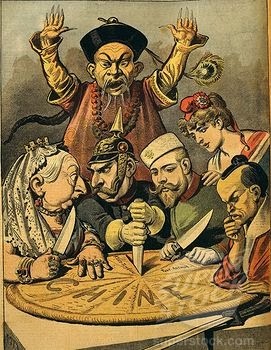 The Opium War China carve-up, Britain, Germany, France, Russia, Japan