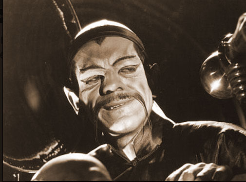 Fu Manchu yellow peril sinophobia yellowface Boris Karloff