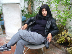 Anna Chen in the Barbara Hepworth conservatory, St Ives Photo Charles Shaar Murray