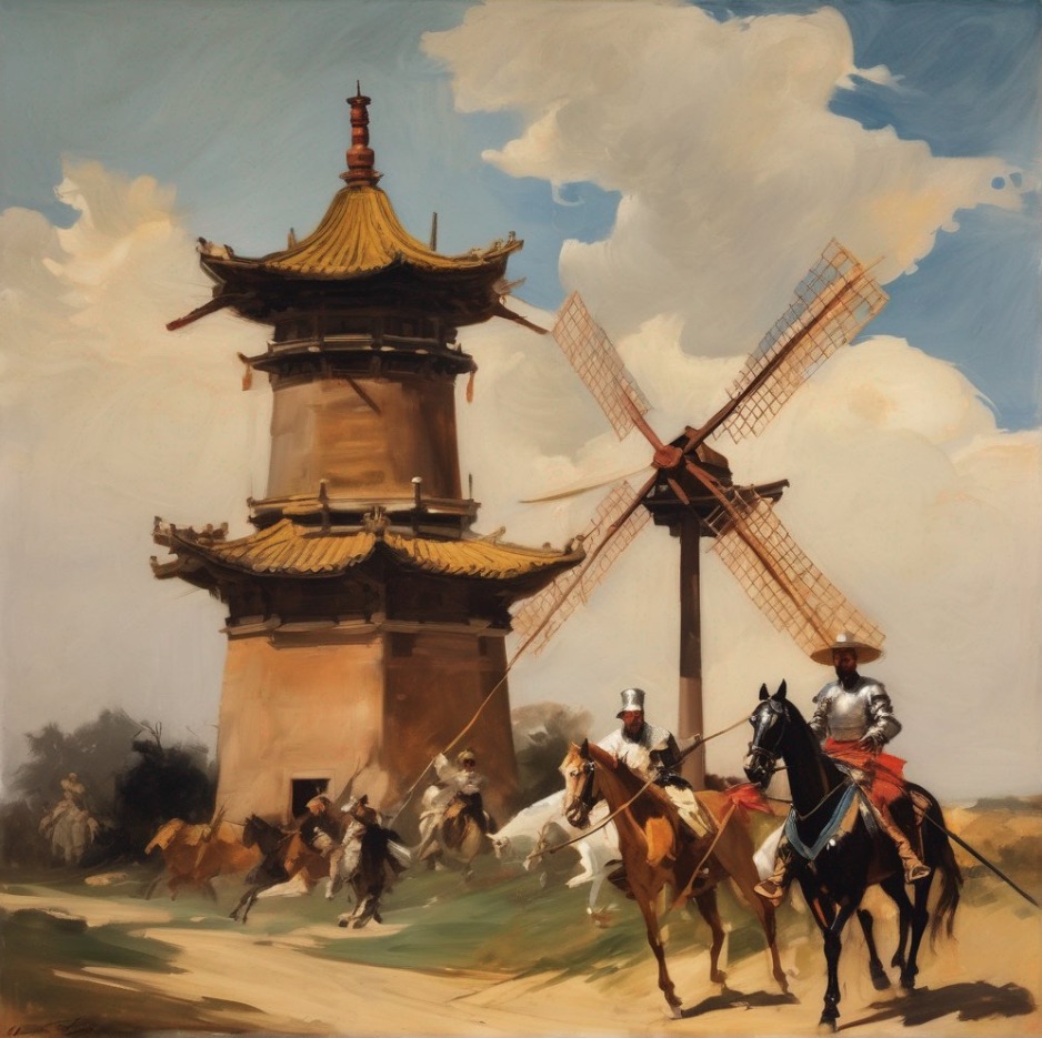 Don Quixote in the White House tilting at windmills, US war on China