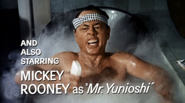 Mickey Rooney Mr Yunioshi Breakfast at Tiffany's - Yellowface