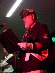 Neil Hornick as Captain Ironside in The Steampunk Opium Wars, premiered at the Royal National Maritime Museum, Greenwich in 2012