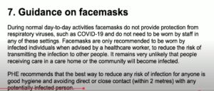 Covid guidance issued by Public Health England 25 February 2020. UK Covid Inquiry, Matt Hancock.