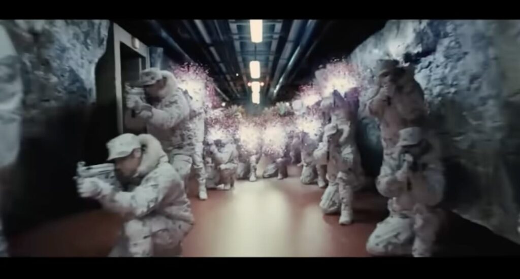 Kingsmen soldiers security implants activated. Elon Neuralink ensures White House bunker loyalty