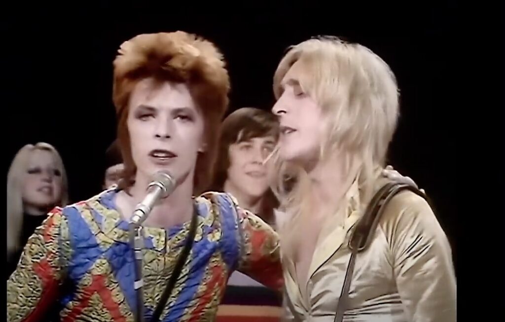 David Bowie, Mick Ronson Starman Top of the Pops, 1972